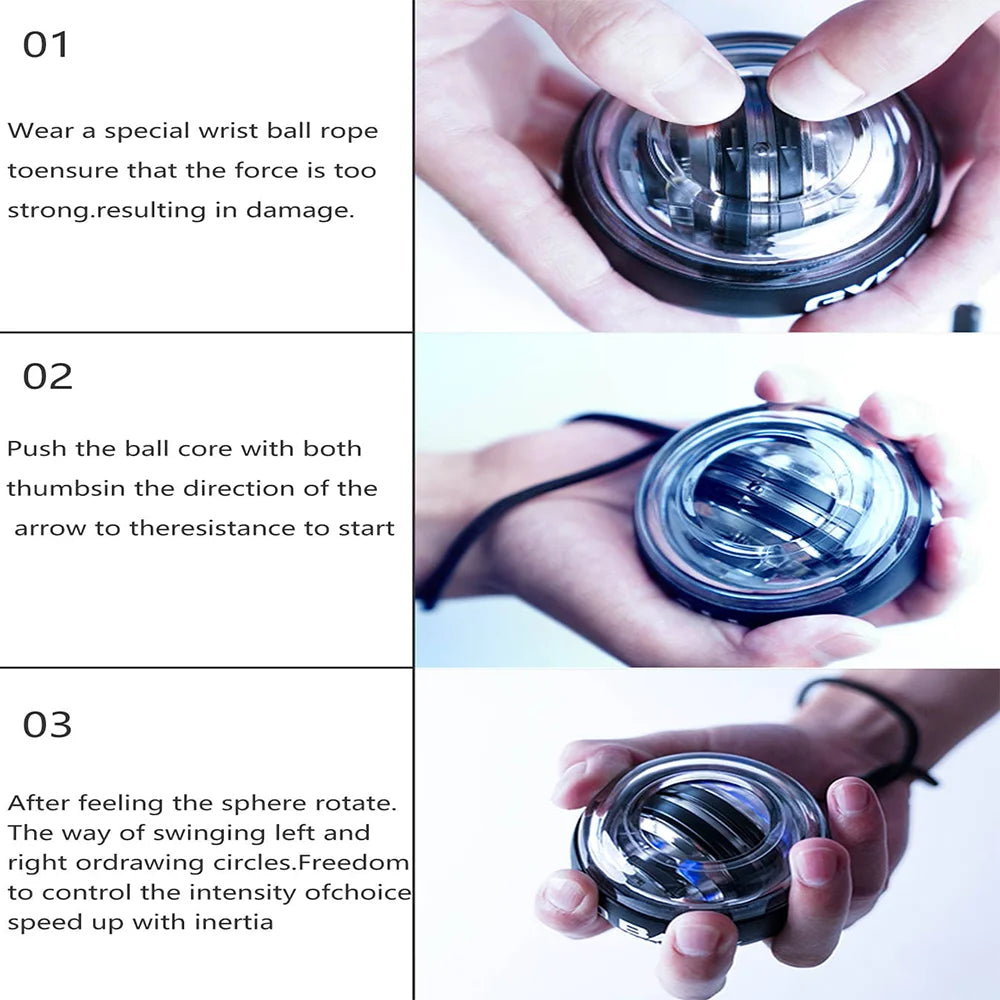 wrist strength gyro ball trainer